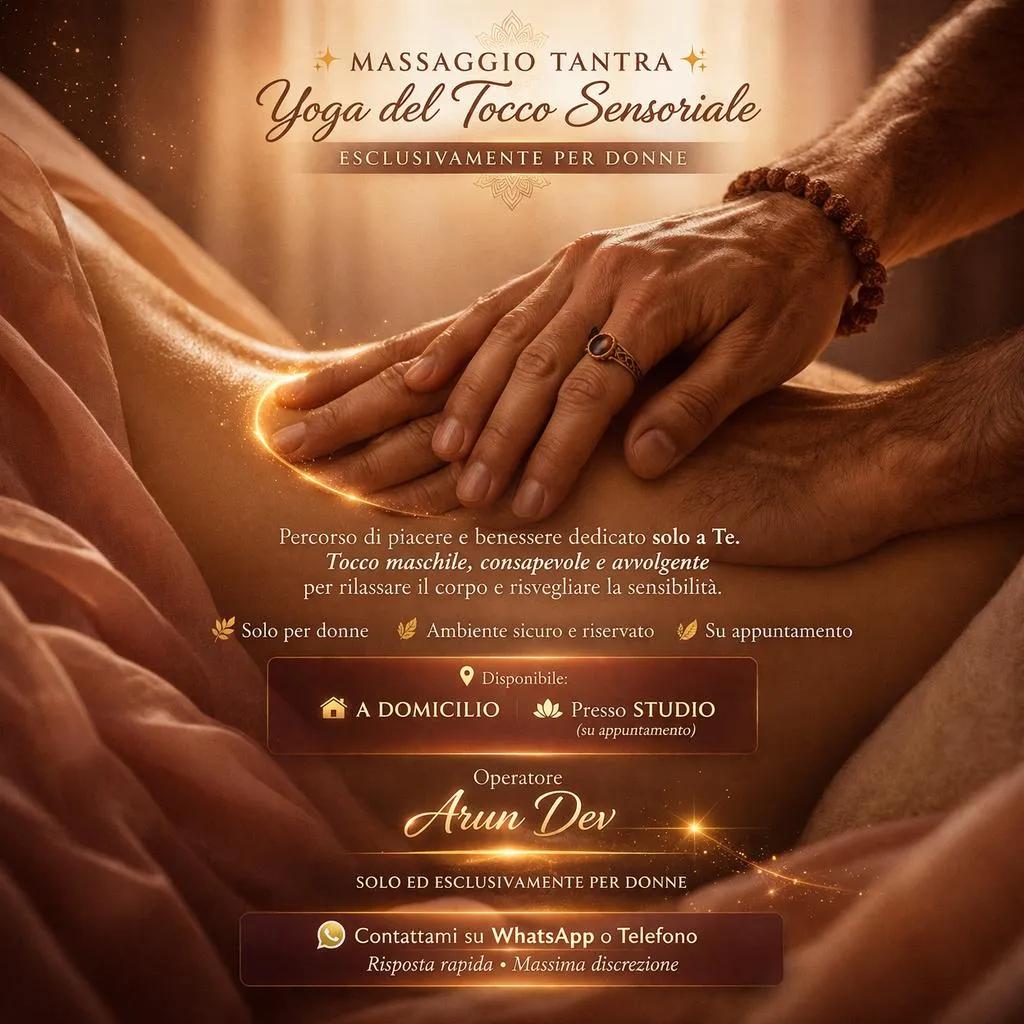 Massaggio Tantra – Yoga del Tocco Sensoriale - +39 3770908117 - portada